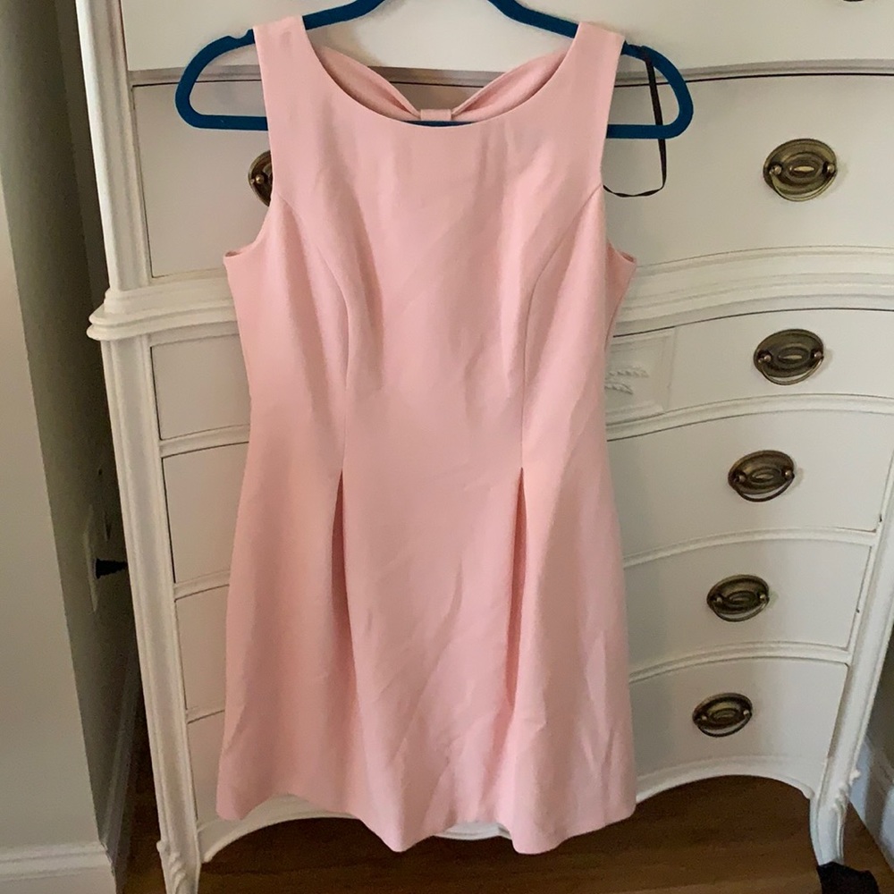 Vince Camuto pink bow dress